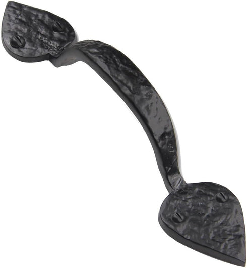 Iron Valley - 9" Heart Door Pull Handle, Solid Cast Iron