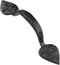 Iron Valley - 9" Heart Door Pull Handle, Solid Cast Iron