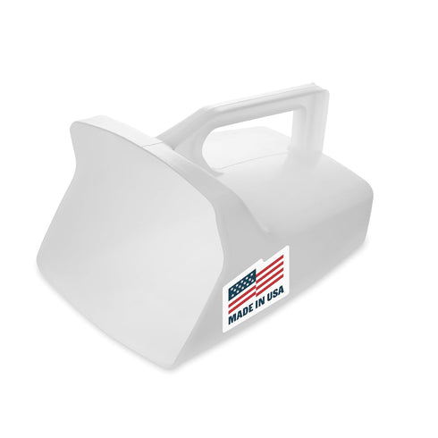 Rubbermaid Commercial Products Food Service Utility Scoop, 64-Ounce, White for Ice/Bar Use