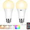 Yochoice Rechargeable Battery Operated Light Bulb with Remote Control, Dimmable LED A19 Bulb