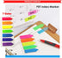 Sticky Notes Flags 1120 Pcs, 7 Color Index Tabs Bright Colors Page Index Stickers for Bookmarks