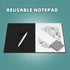 Portable Small White Board, Reusable Dry Erase Board with Stand, Desktop Whiteboard for Office Meeting Business Home 9"