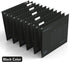 MerryNine 36pcs Black Hanging File Folders, Letter Size, 1/5-cut Adjustable Tabs, Inserts
