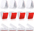 Self Adhesive Clips, Wall Clips, Shower Curtain Clips, Photo Clips for Paper Flag Hanger, 12 Pieces, White