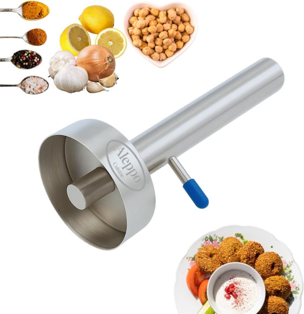 Falafel Maker Press Stainless Steel Syrian Type With Hole (Donut Shape) Premium