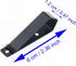 LBTODH 4 PCS Garage Door Remote Visor Clip Stainless Steel Remote Control Clip Replacement (Black)