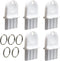 Seimneire 5 Pack Universal Dispenser Key, Plastic Waffle Toilet Dispenser Key for Toilet