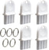Seimneire 5 Pack Universal Dispenser Key, Plastic Waffle Toilet Dispenser Key for Toilet