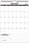 Large Wall Calendar 2025-2026 - 17" x 12" Academic Calendar with Wire Binding & Hanging Hook