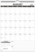 Large Wall Calendar 2025-2026 - 17" x 12" Academic Calendar with Wire Binding & Hanging Hook