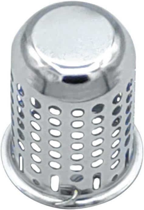 Junior Basket Strainer Stainless Steel Strainer Basket, 2.25 Inch Deep Flange Replacement with Handle