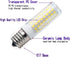 E17 Dimmable LED Bulb, 8W, 80W Halogen Equivalent, 800Lm, 6000K White, for Over Counter Microwave Ovens