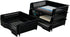 Plastic Stackable File Paper Storage Tray, Office Letter Tray, Black, 6 Pack