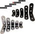 ZHome 404017MM 4Sets Metal L Corner Brace Wall Shelves Hanging Bracket Right Angle Bracket Joint Fastener with Screws