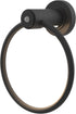 Enbrighten Towel Ring, Motion Sensing, Night Light, Battery Operated, Hand Towel Holder/Hanger for Bathroom, Kitchen, Matte Black, 79181 by Enbrighten