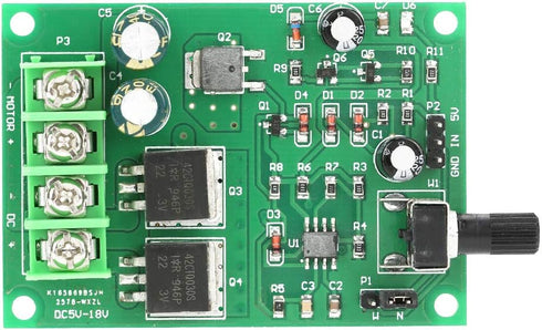 YWBL-WH DC5-18V Motor Speed Controller | High Power PWM DC Motor Driver Board