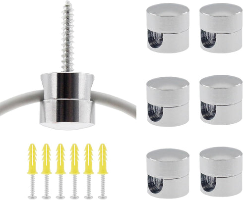 SAFYY 6 PCS Swag Hook for Chandelier Ceiling Lights Cable, Lamp Hook for