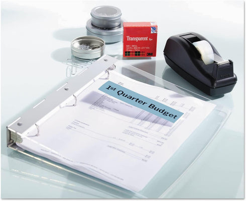 Transparent Tape, Clear Tape, 6 Rolls Tape Refills, 3/4 inch x 1000 inch for Dispenser + Desk Tape Dispenser