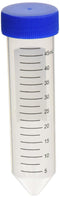 United Scientific D1001 Sterile Polypropylene Conical Bottom Centrifuge Tubes, 50ml Capacity, Pack of 50