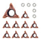 Pneumatic Chamfering Machine Inserts, Carbide Inserts for Wood Turning Tungsten Carbide Cutters Set