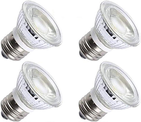 CTKcom 5W PAR16/HR16 LED Spotlight Bulb(4 Pack)- E26/E27 COB Flood Light Bulb