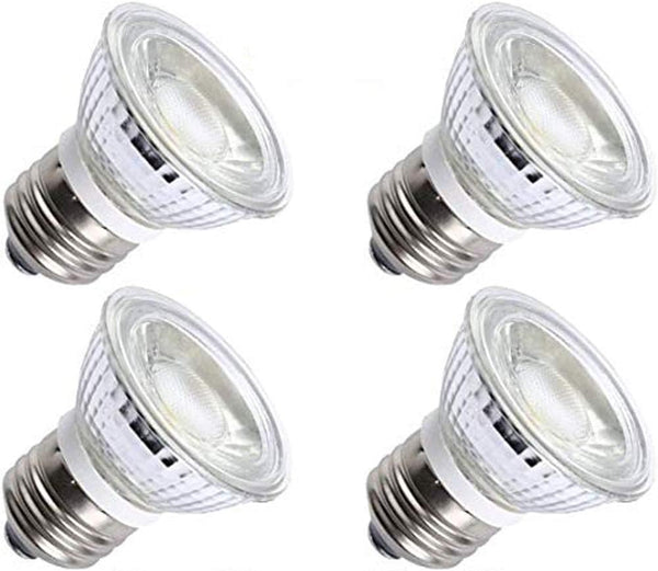 CTKcom 5W PAR16/HR16 LED Spotlight Bulb(4 Pack)- E26/E27 COB Flood Light Bulb