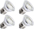 CTKcom 5W PAR16/HR16 LED Spotlight Bulb(4 Pack)- E26/E27 COB Flood Light Bulb