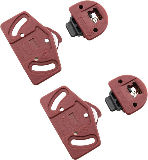 4 Pair Wardrobe Roller Sliding Door Gear Circuit Board Kit, Indoor Panel Accessories for Furniture Sliding Door