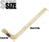 Wooden Handled Hog Bristle Radiator Right Angle Bend Paint Brush, 11" Long, 1" Brush Width (2 Pieces) by QINGSHENG