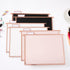 Y YOMA 6 Pack Rose Gold Hanging File Folders, Letter Size Decorative File Folder with 1/5-Cut Adjustable Tabs
