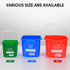 6 Pail,Set 3 Bucket,Incl.3Pcs Matthew Red&Green&Blue Detergent and Sanitizing Cleaning Bucket Quart Cleaning of Square