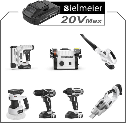 BIELMEIER 20V 2.0Ah Pack, BBP-2000, 20V MAX Lithium ion Battery Fit Cordless Tools (Not Fit Other Brands' Tools)