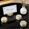 Generic Marble Hexagon Place Card Holders, Exquisite Marble Photo Display Stands, 4 Piece