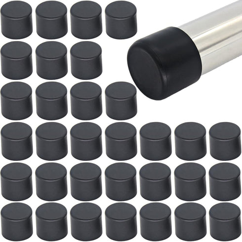 Wvapzwr 32Pcs Round Rubber Chair Leg Tips Caps, 3/4 Inch (19mm) Chair Table