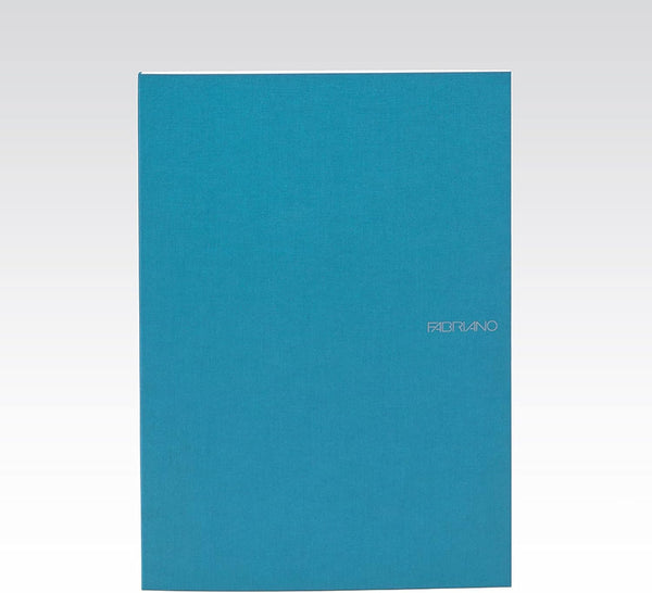 Fabriano EcoQua Large Dot Grid Note Pad: Glue-Bound, 90 Sheets, Navy