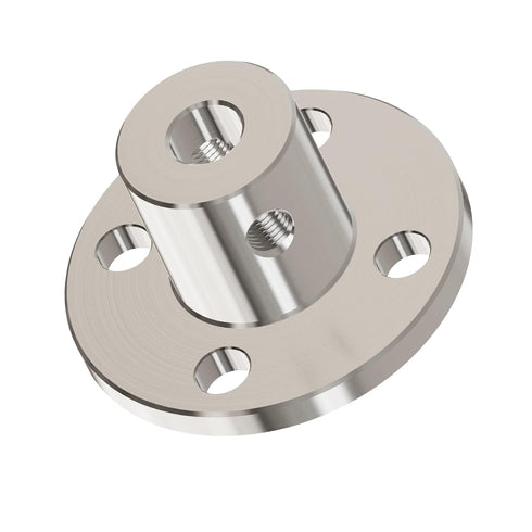 6.35mm Flange Shaft Coupling, Rigid Coupling Motors Guide Support, High Hardness Connector for DIY RC Models
