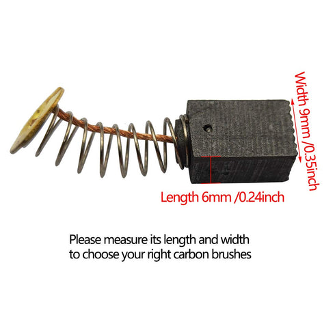Carbon Brush Self Stop - 30Pcs 411# Replaceable Motor Carbon Brushes for Power Tool