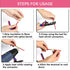 HKS 500 PCS Heat Shrink Butt Connectors - Red 22-16 AWG Electrical Connectors for Automotive Marine Use