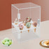 Mlonausz 9 Ice Cream Cone Display/Storage Case Cabinet Acrylic Waffle Cone Holder Holes