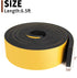 Yotache Self Sticking Foam Insulation Tape 2" W X 3/8" T, Weather Strip Seal for RV, Air Conditioner Window,