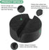2-Pack 2.5 Inch Pinch M METERXITY Floor Jack Rubber Pad, Dia Universal Rail Weld Stand Jack Round Pad Adapter