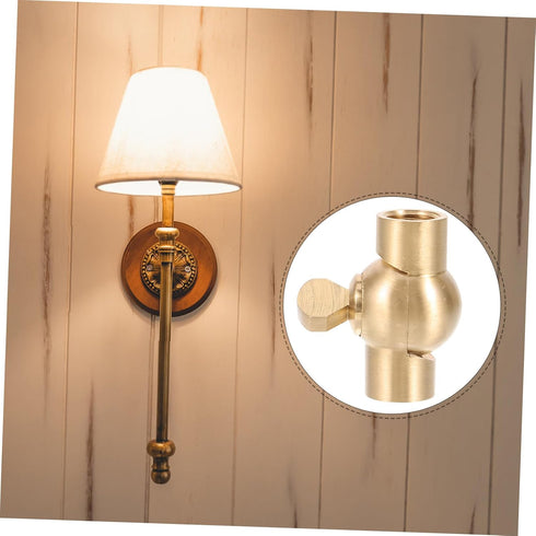 180 Holibanna Pendant Lamp Cord Lamp Adapters for Wall Sconces Extender Socket Degree Swivel Joint