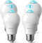 Bgmonster 4-Pack Motion Sensor Light Bulbs, 12W(100W Equivalent), Movement Security LED Bulb(Energy Efficient)