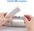 Deli/EZWORK Swing-Arm Swivel Stapler, 25 Sheets Capacity, 360 Degree Rotate Desk Stapler with 1000 Staples
