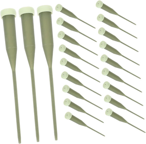 DECORNIJIA 100pcs Floral Water Tubes for Flower Arrangements Sturdy Plastic Vials for Fresh