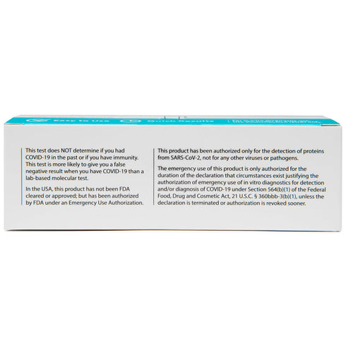 COVID-19 Antigen Home Test Kit, 1 Pack, 2 Tests Total, FDA Authorized, Easy to Use, Results in 15 Minutes