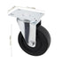 4 Inch Set 4, 2200lbs, 2 2 Caster Wheels of Industrial Top Plate Swivel Casters Load Locking Swivel Rolling Wheel