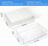 Printer Paper Holder Desk Organizer with Drawer - Stackable Desktop Storage Drawers, Pearl White (1 PCS)