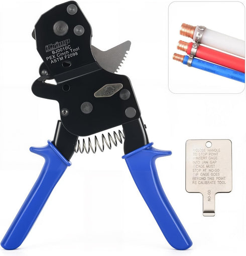iCrimp Rachet PEX Pipe Cinch Tool for Stainless Steel Clamps meet ASTM