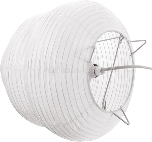 Gadpiparty E14 Cozy Japanese Rice Paper Lantern Lamp - Base Night Light with Us Plug for Bedroom, Living Room, Kids